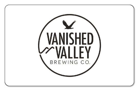 vanished valley flying bird logo on a white background